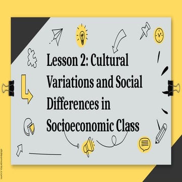 Cultural Variations and Social Differences in Socioeconomic Class.pptx