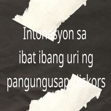 Ppt (intonasyon sa ibat ibang uri ng diskors) | PPTX