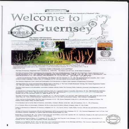 The Invitation of Islam in Guernsey and Jersey