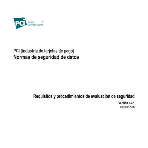 Normas de seguridad de datos pci - Tarjetas de pago