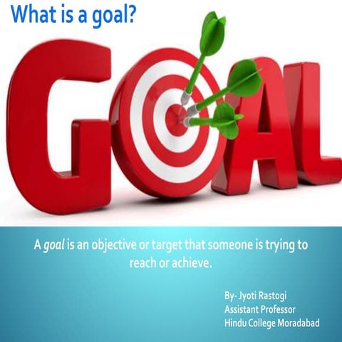 Goal Setting (Principles of Management)