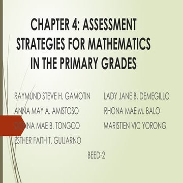 K To 12 Classroom Assessment Revised Pptx