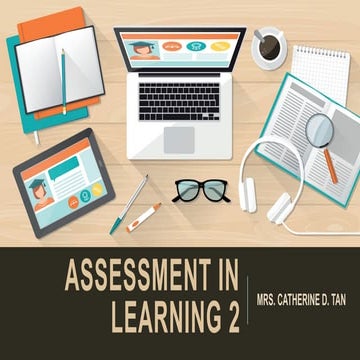 Assessment in Learning Through students skills and capabilities for ...