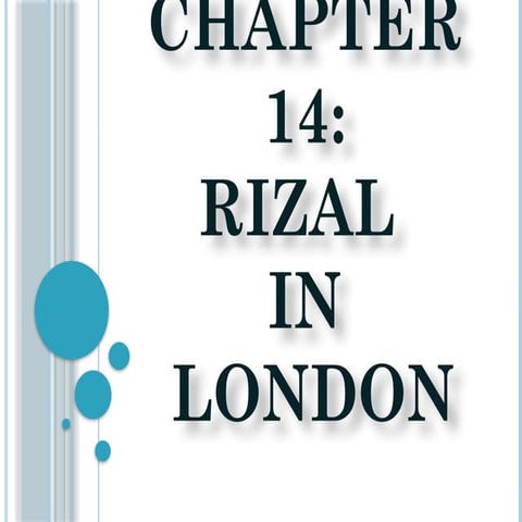 Chapter 14: Rizal in London | PPT