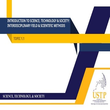1 - Introduction to Science Technology Society pptx | PPTX