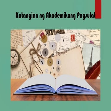 Filipino - Grade 12- Uri ng Akademikong Pagsulat.pptx
