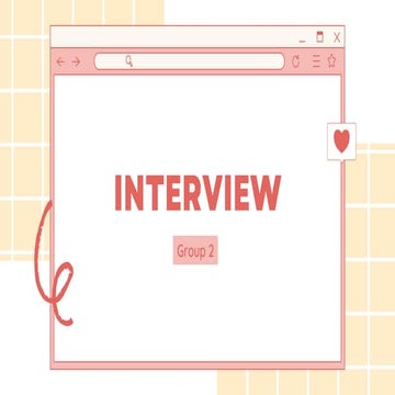 how to interview, purcom subject for res
