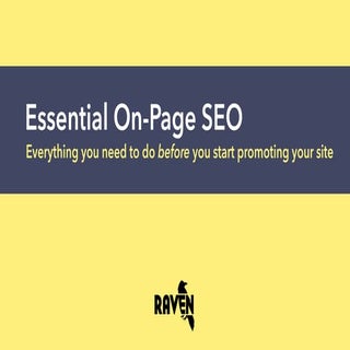 Essential On-Page SEO