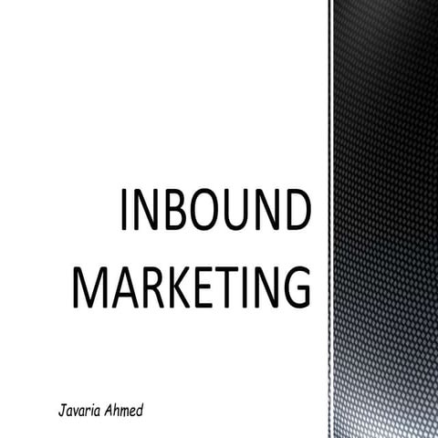 What is Inbound marketing 
