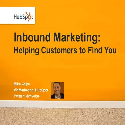 Customer 2.0 - Inbound Marketing with InsideView and Customer Think