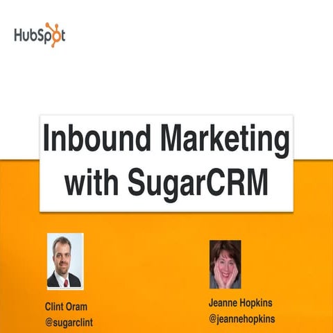 Inbound Marketing with SugarCRM