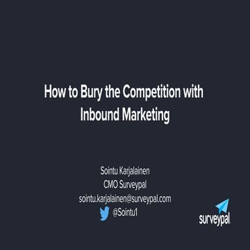 How to Bury the Competition with Inbound Marketing