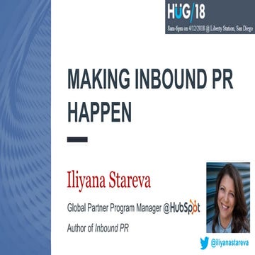 Making Inbound PR Happen