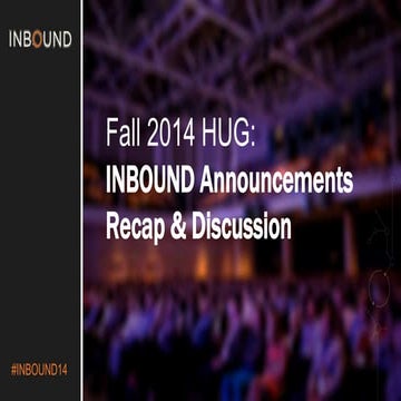 Inbound product updates