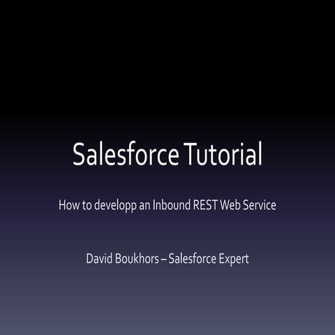 Inbound rest web service