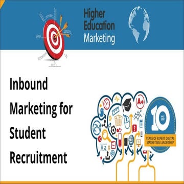 Inbound Marketing for Student Recruitment Webinar