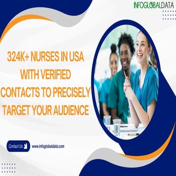 Expand your business with our precise Nurses Email List.