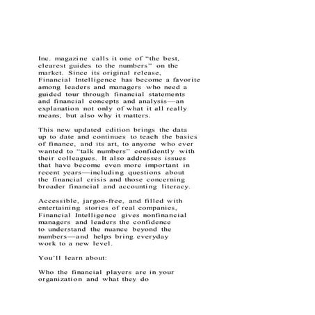 Inc. magazine calls it one of the best, clearest guides to 