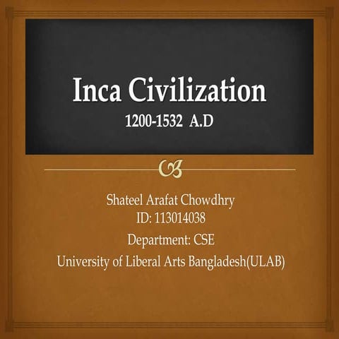 Inca Civilization