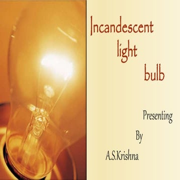 Incandescent Lamp