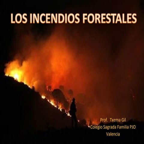 Incendios forestales
