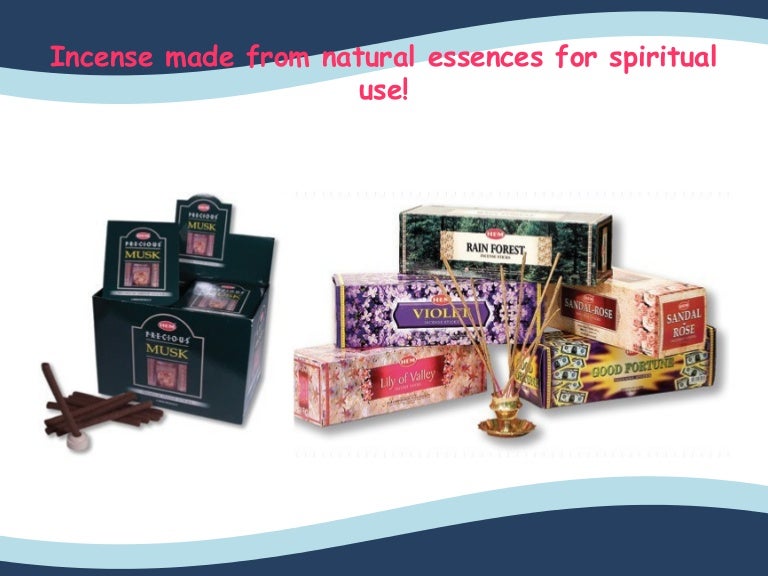 Incense made from natural essences for spiritual use!