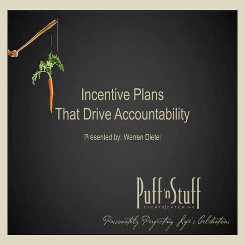 Incentive Plans That Drive Accountability