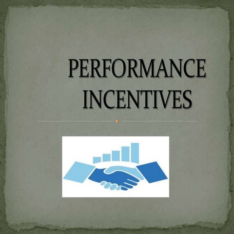 Incentive ppt
