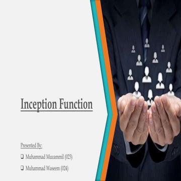 Inception function by muzamil and waseem