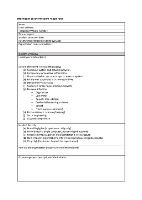 Incident report-final