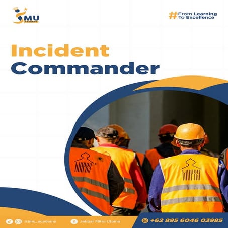 Incident Commander (Komandan Insiden) - JMU Academy | PDF