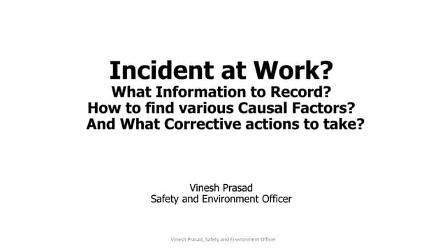 INCIDENT INVESTIGATION REPORT Form # HSEQ - IIR Rev 9 -.docx