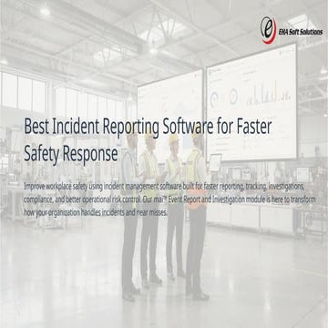 Best Incident Reporting Software for Faster Safety Response Today | PPTX