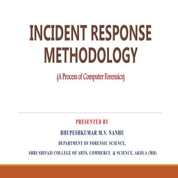 Incident response process