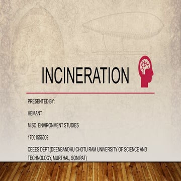 Incineration ppt