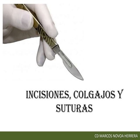 Incisiones, colgajos y suturas
