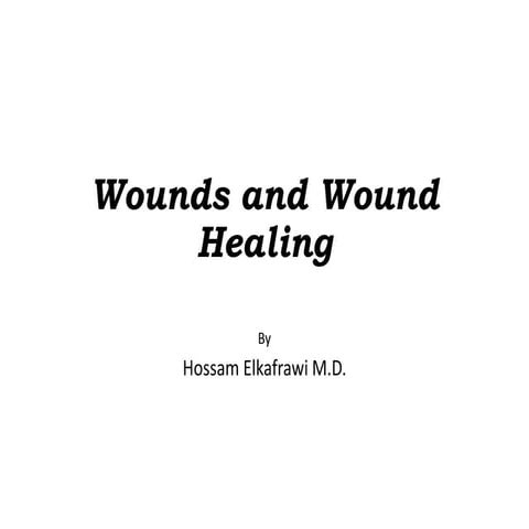 Incisions and wound healing 02