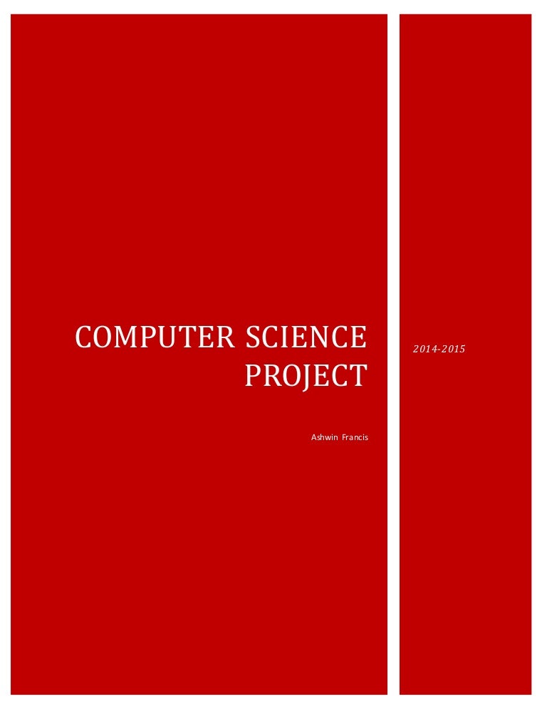 12th CBSE Computer Science Project