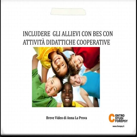 Includere i bes con l'Apprendimento Cooperativo