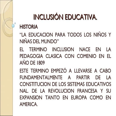 Inclusion Educativa Diapositivas 2