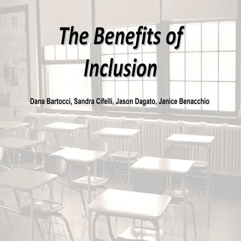 Inclusion Benefits   New