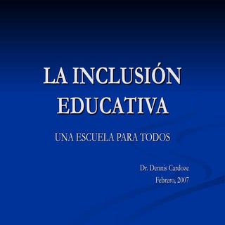 INCLUSION EDUCATIVA