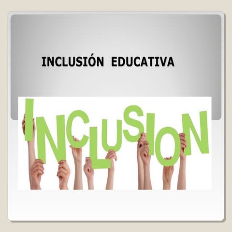 Inclusion educativa