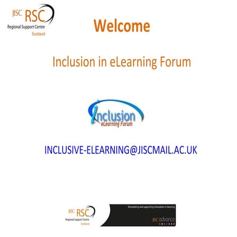 Inclusion in elearning forum jan2013