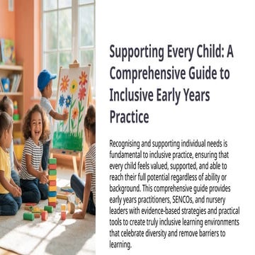Inspiring Early Childhood Education for Lifelong Growth and Development ...