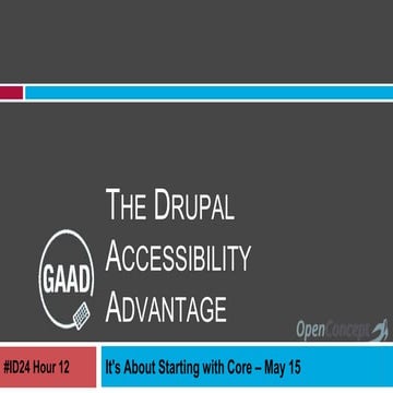 Inclusive design 24 (gaad)