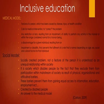 Inclusive education