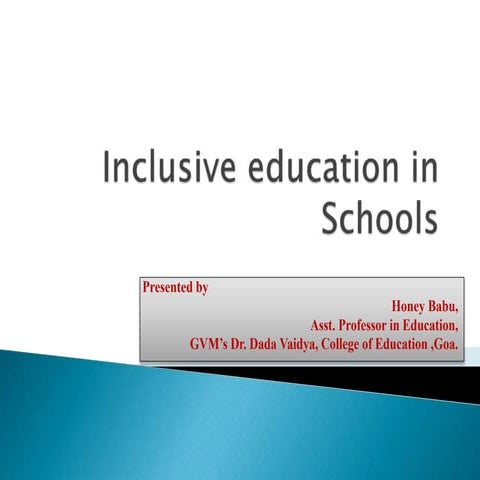 Inclusive education