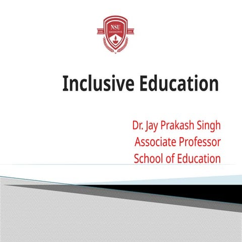 Inclusive Education B.Ed. 3rd Semester NSU