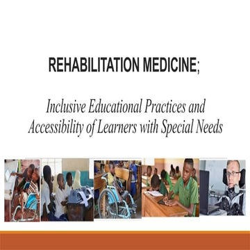 Inclusive Educational Practices and Accessibility of Learners with Special Ne...